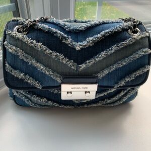 MICHAEL KORS DENIM HANDBAG